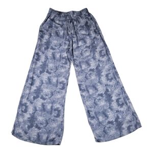 Lotus and Luna Flowy Boho Wide Leg Drawstring Pants Pampa Point Size M Medium